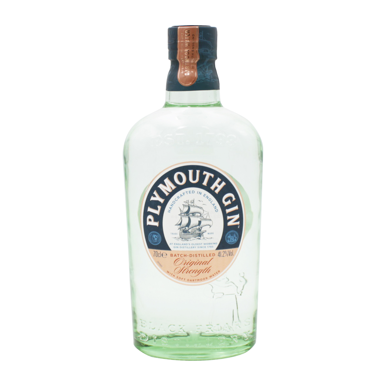 Plymouth Dry Gin 0.7L (41.2% Vol.)