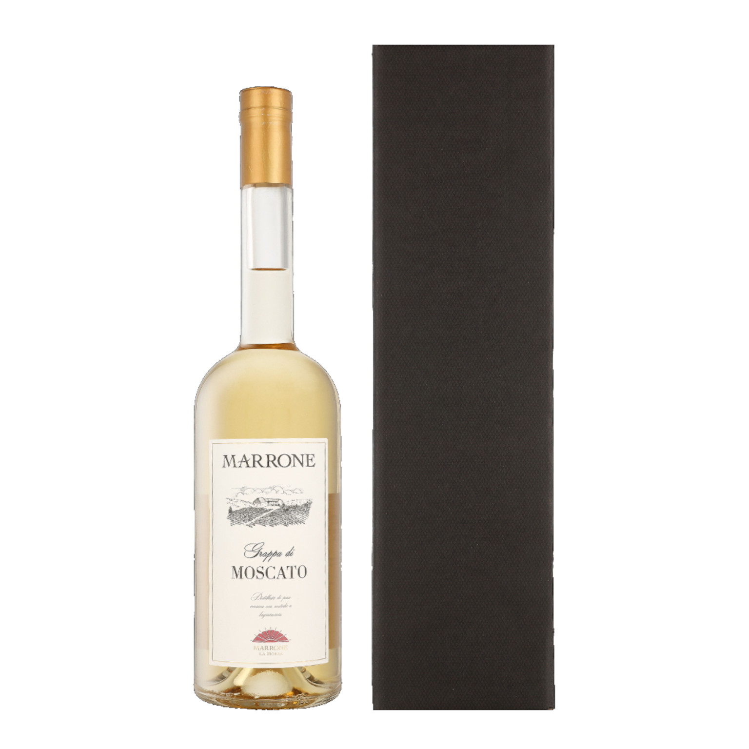Marrone Grappa di Moscato + GP 0,7L (40% Vol.)