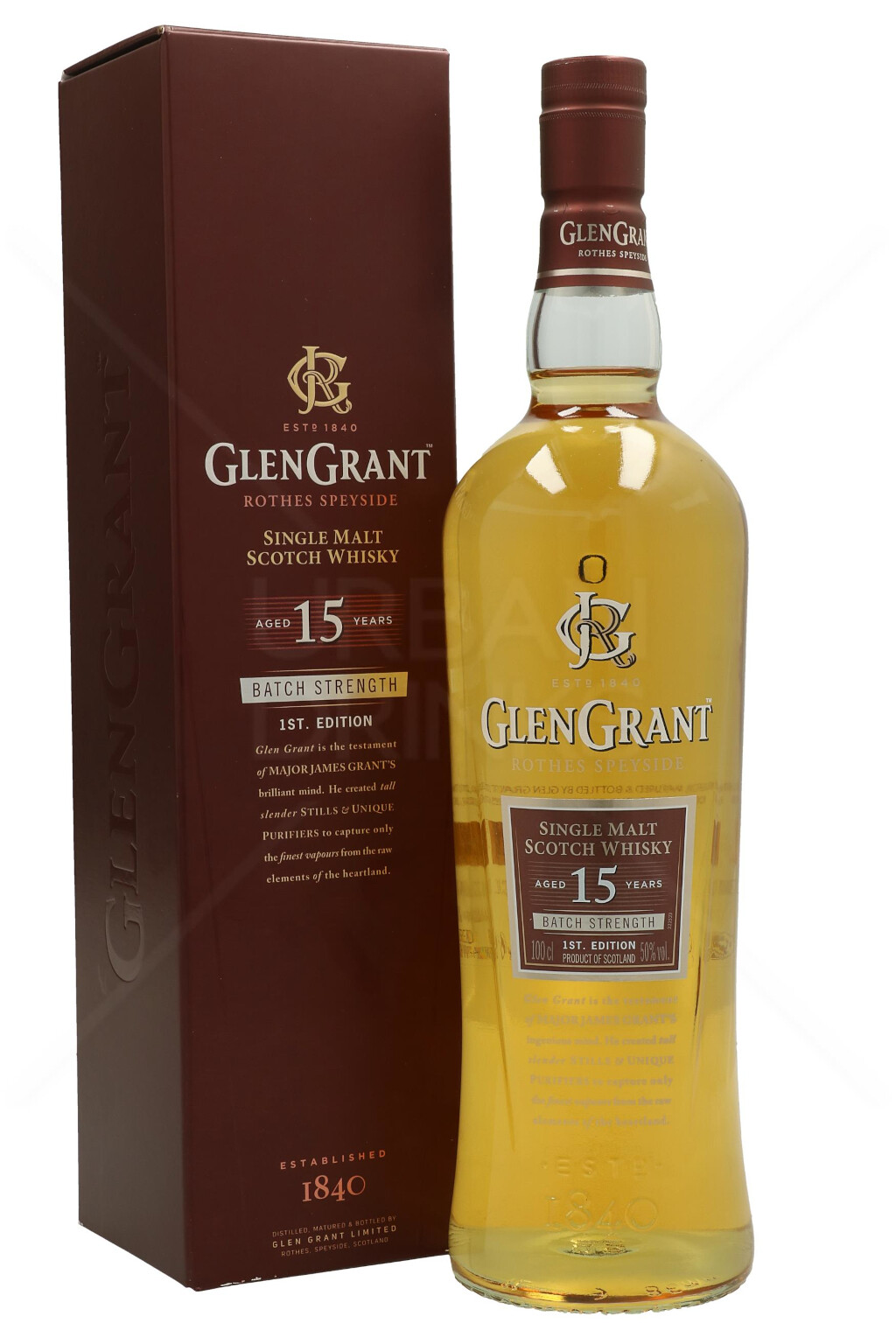 Glen Grant 15 Years Scotch Malt Whisky 1,0L (50% Vol.)