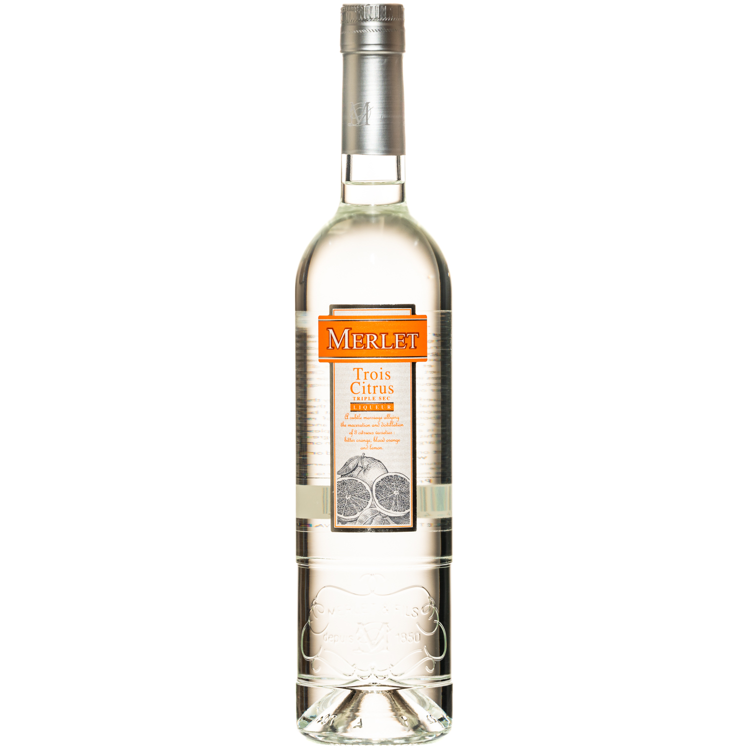 Merlet Triple Sec 'Trois Citrus' 0,7L (40% Vol.)