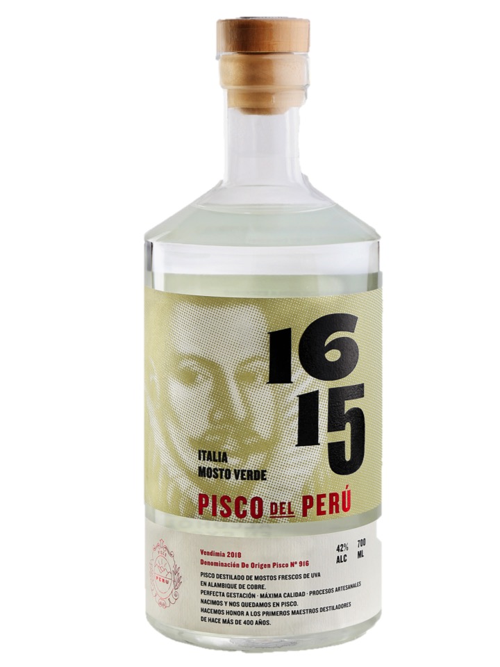 Pisco 1615 Mosto Verde Italia 0.7L (42% Vol.)