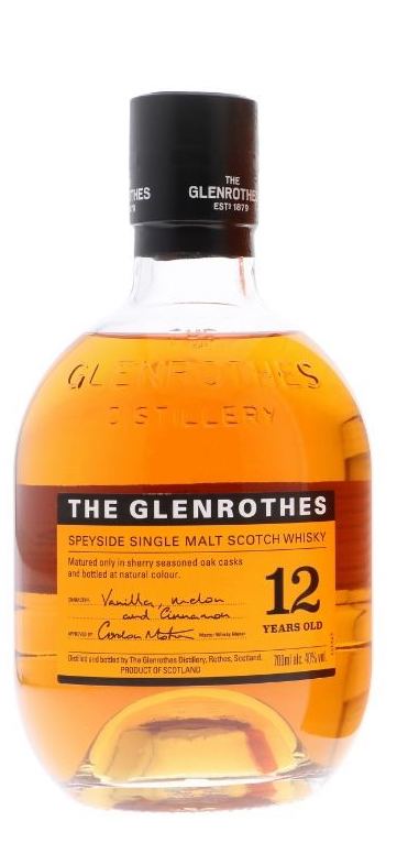 The Glenrothes 12YO 0.7L (40% Vol.) with GB