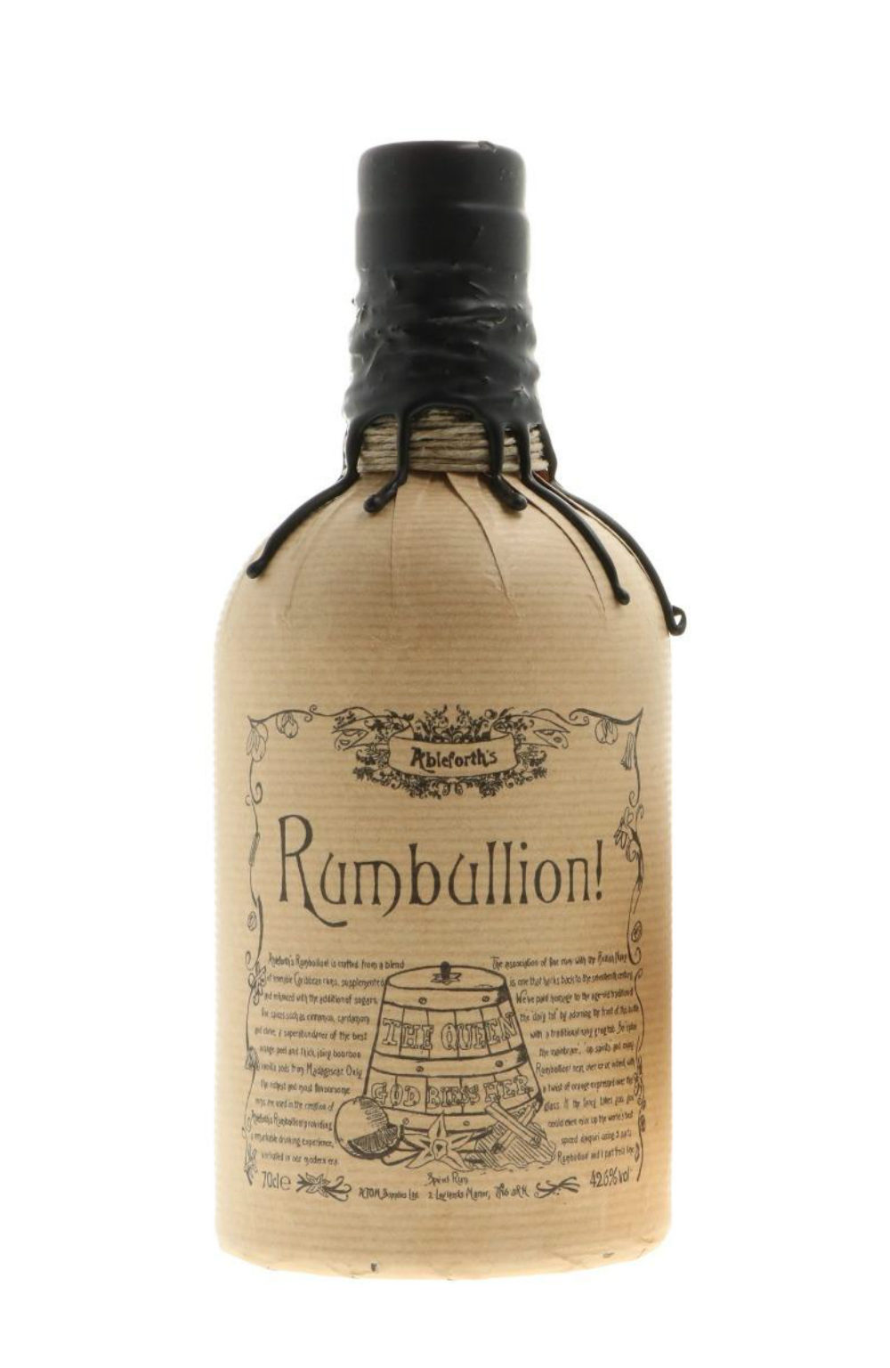 Ableforth's Rumbullion English Spiced Rum 0.7L (42.6% Vol.)
