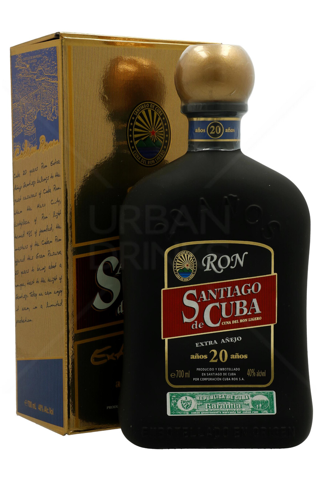 Santiago De Cuba 20 Years Extra Rum 0,7L (40% Vol.)