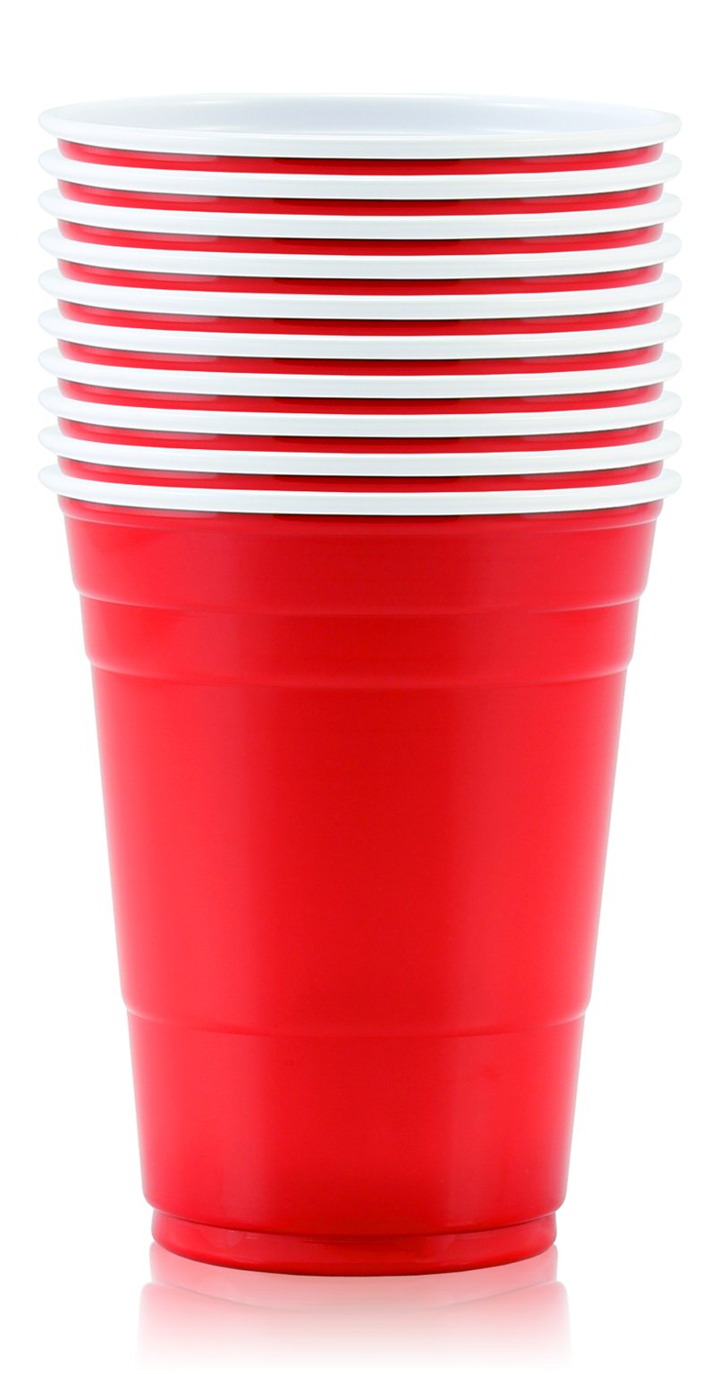 Red Cups 400ml (10 Stück)
