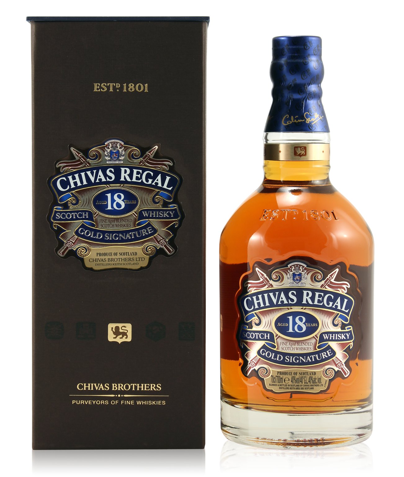 Chivas Regal Scotch 18 YO Gold Signature + GP 0,7L (40% Vol.)