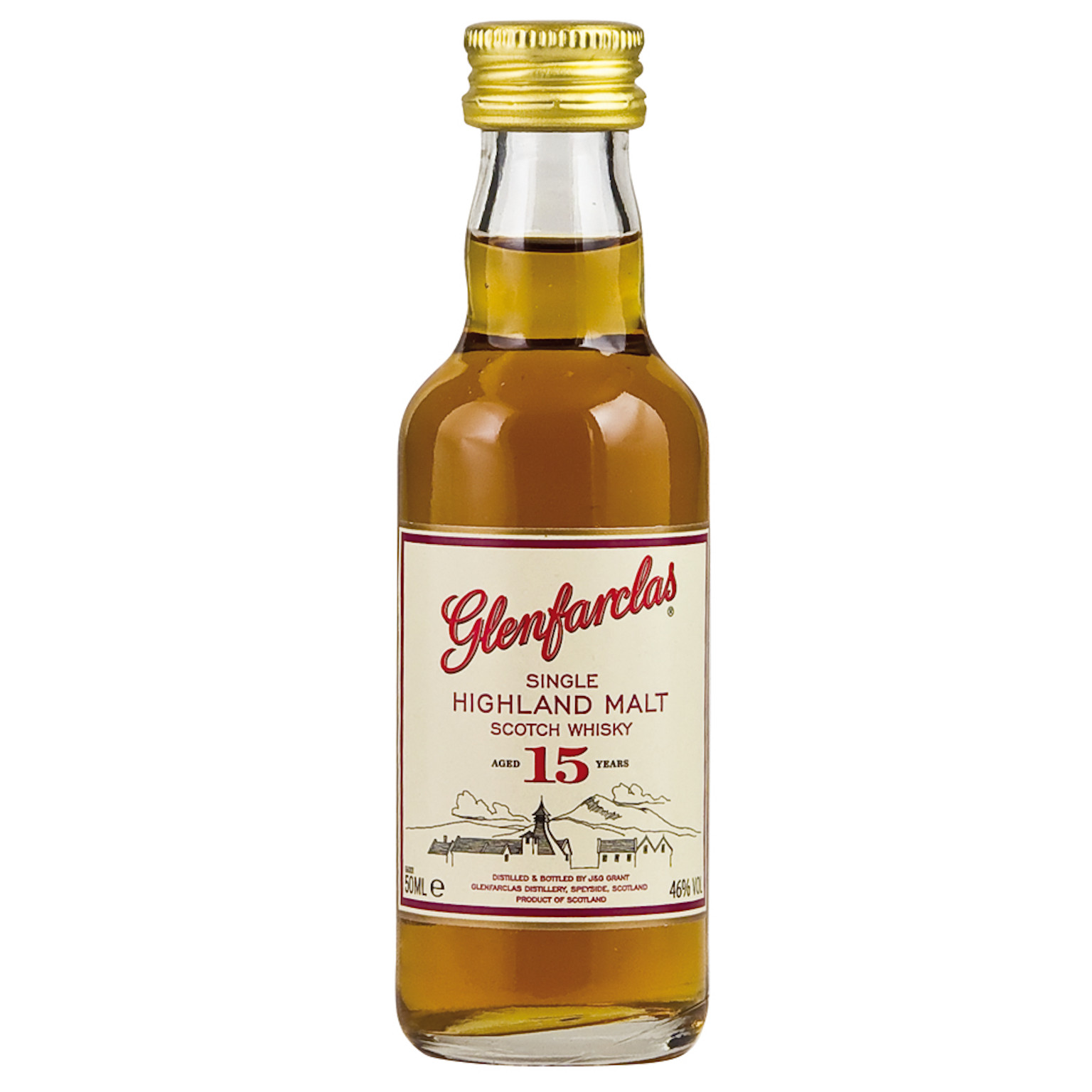 Glenfarclas 15 Jahre 0.05L (46% Vol.)
