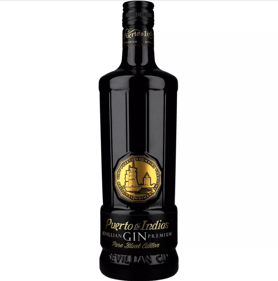 Puerto De Indias Seca Pure Black Edition Gin 1.0L (40% Vol.)
