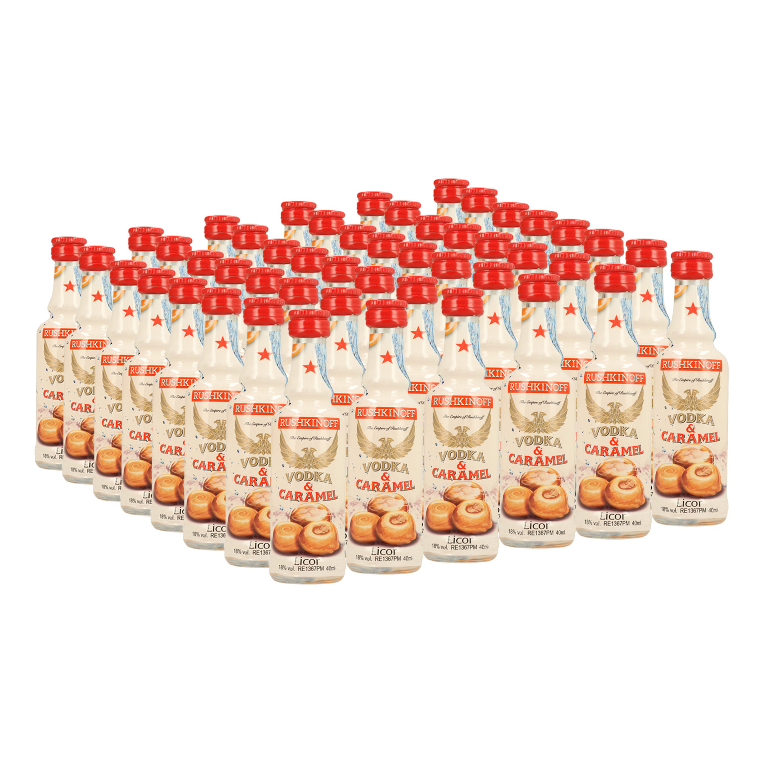 Rushkinoff Caramel 48x 0,04L (18% Vol.)