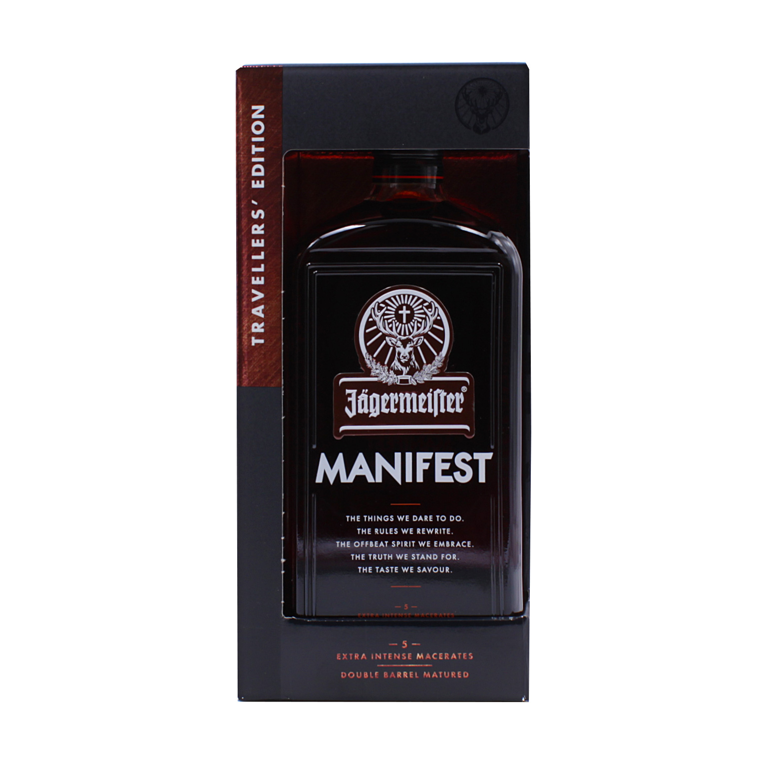 Jägermeister Manifest Traveller's Exclusive Pack 1,0L (38% Vol.)