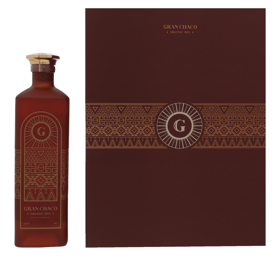 Gran Chaco Organic Ron + 2 glasses 0.7L (42% Vol.)
