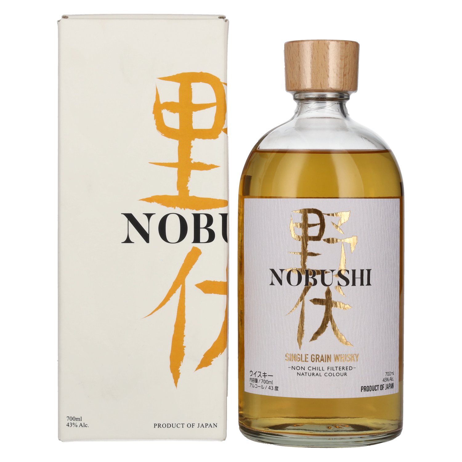 Nobushi Single Grain Japanese Whisky 0,7L (43% Vol.)