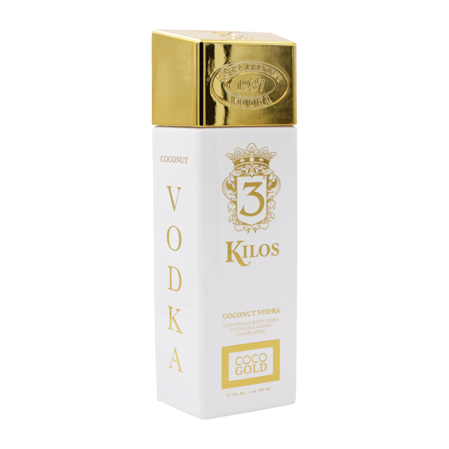 3 Kilos Coco Gold Coconut Ultra Premium Vodka 0.7L (37.5% Vol.)