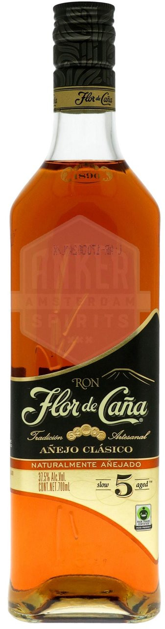 Flor De Cana 5 Jahre Rum 0,70L (37,5% Vol.)