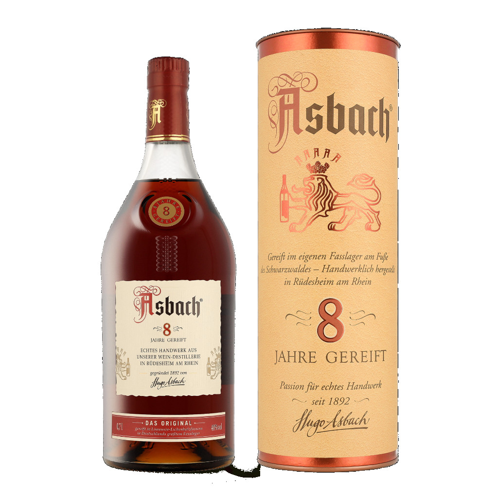 Asbach 8 YO Privatbrand + GP 0,7L (40% Vol.)