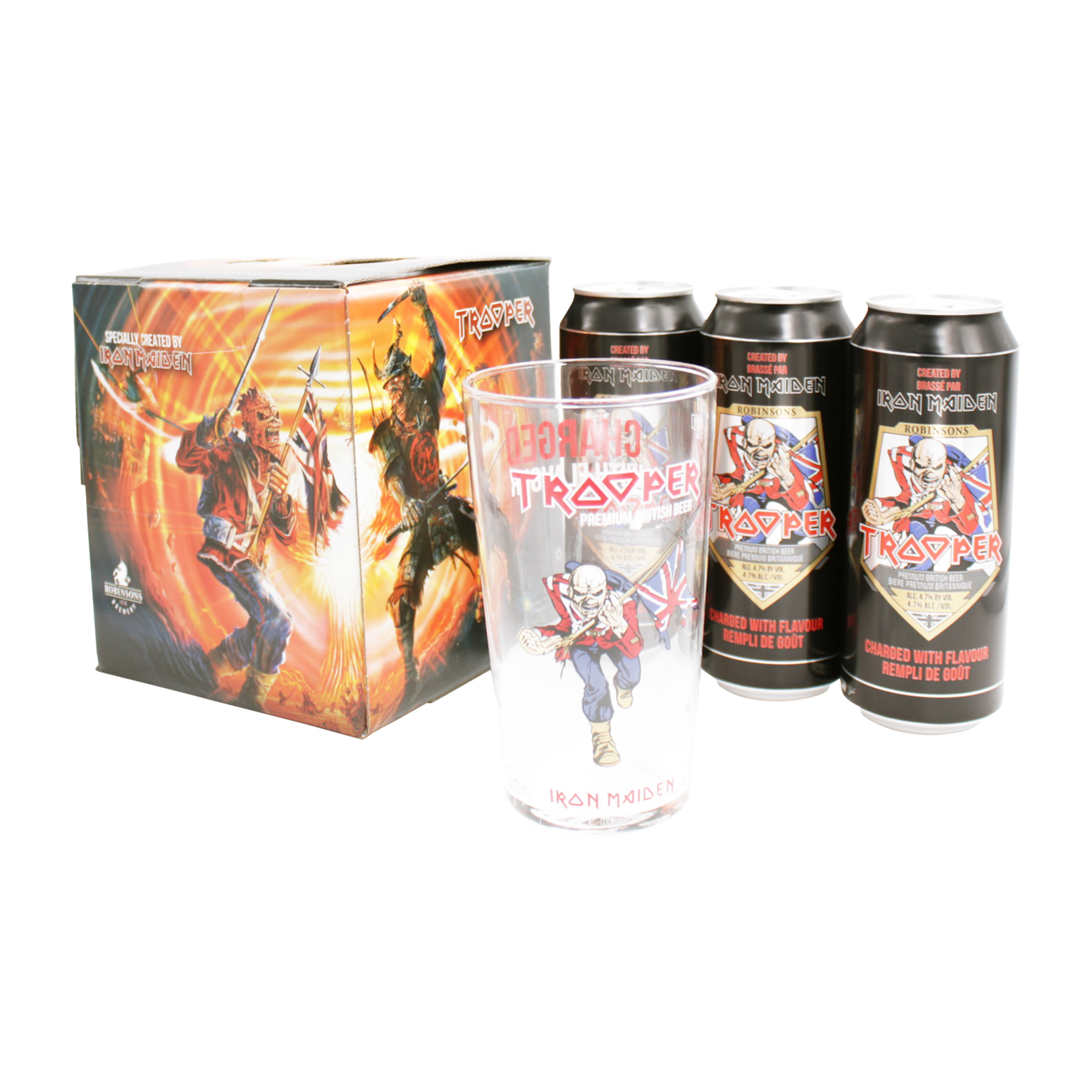 Iron Maiden Legacy of the Beast WT 2022 Box 1.5L (4.7% Vol.) - 3x 0,5L + glass