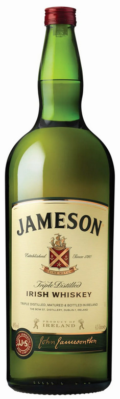 Jameson Triple Distilled Irish Whiskey 4,5L (40% Vol.)