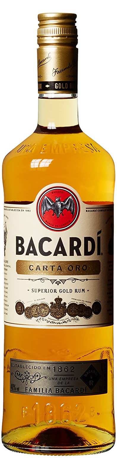 Bacardi Carta Oro 1,0L (40% vol.)