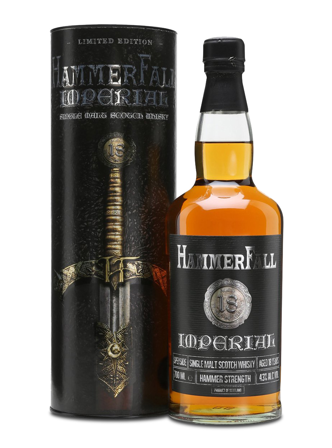 HammerFall Imperial 18YO Single Malt 0.7L (43% Vol.)