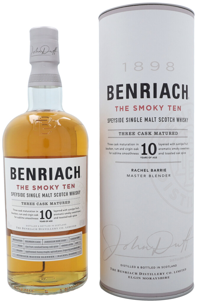 Benriach 10 Years The Smoky Ten + GB 0.7L (46% Vol.)