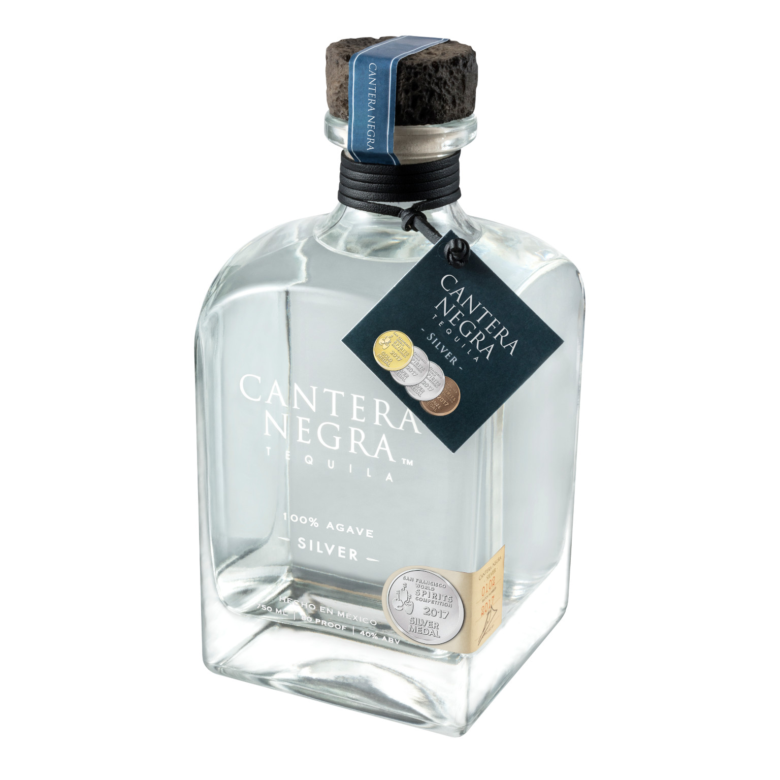 Cantera Negra Silver Tequila 0.7L (40% Vol.)