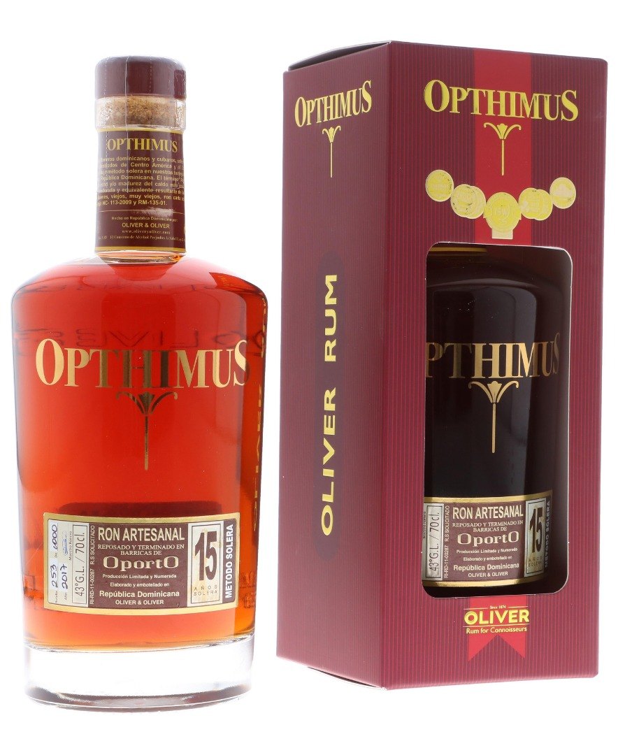 Opthimus 15 YO Rum OportO in Gift Box 0.70L (43% Vol.)