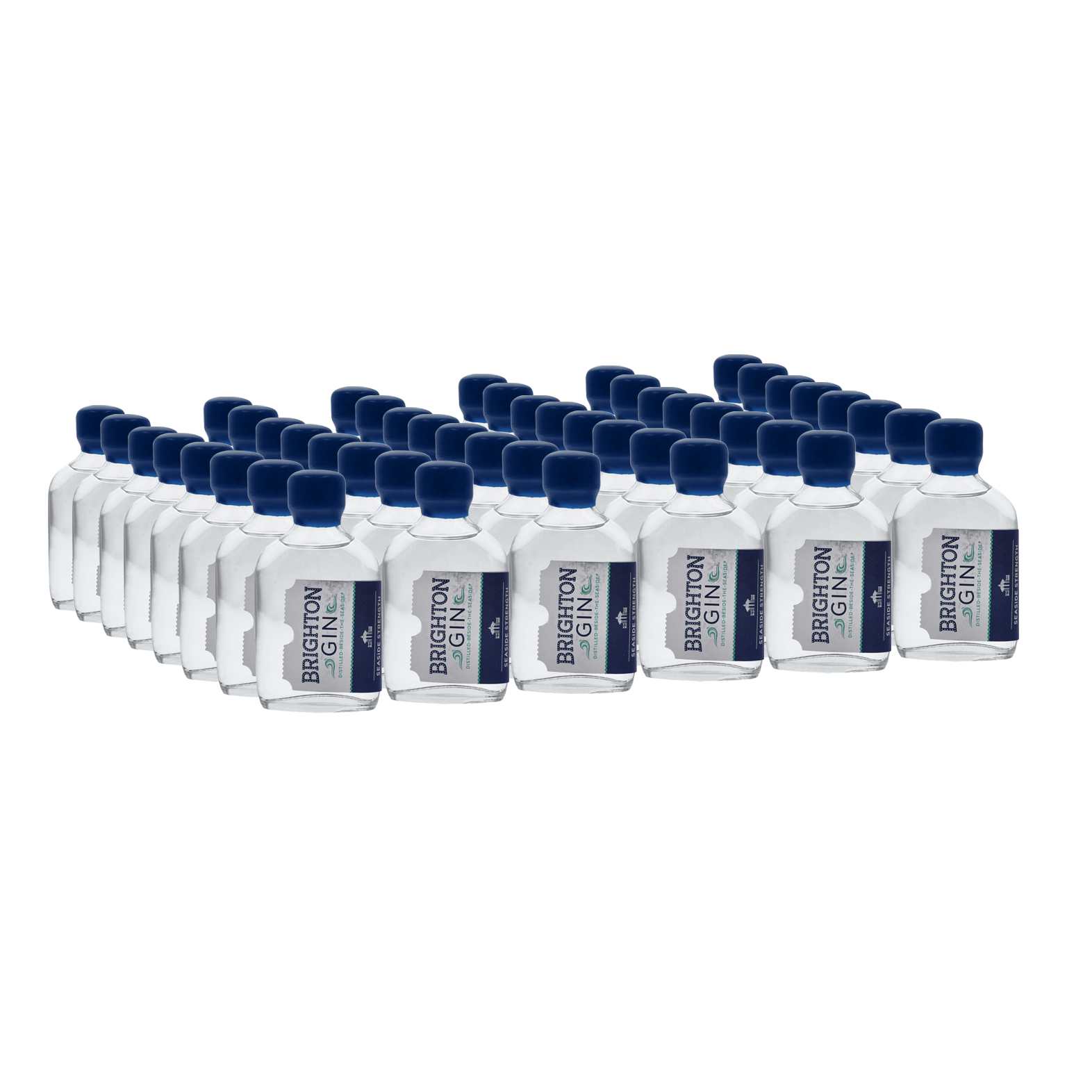 Brighton Gin Seaside Strength 48x 0.05L (57% Vol.)