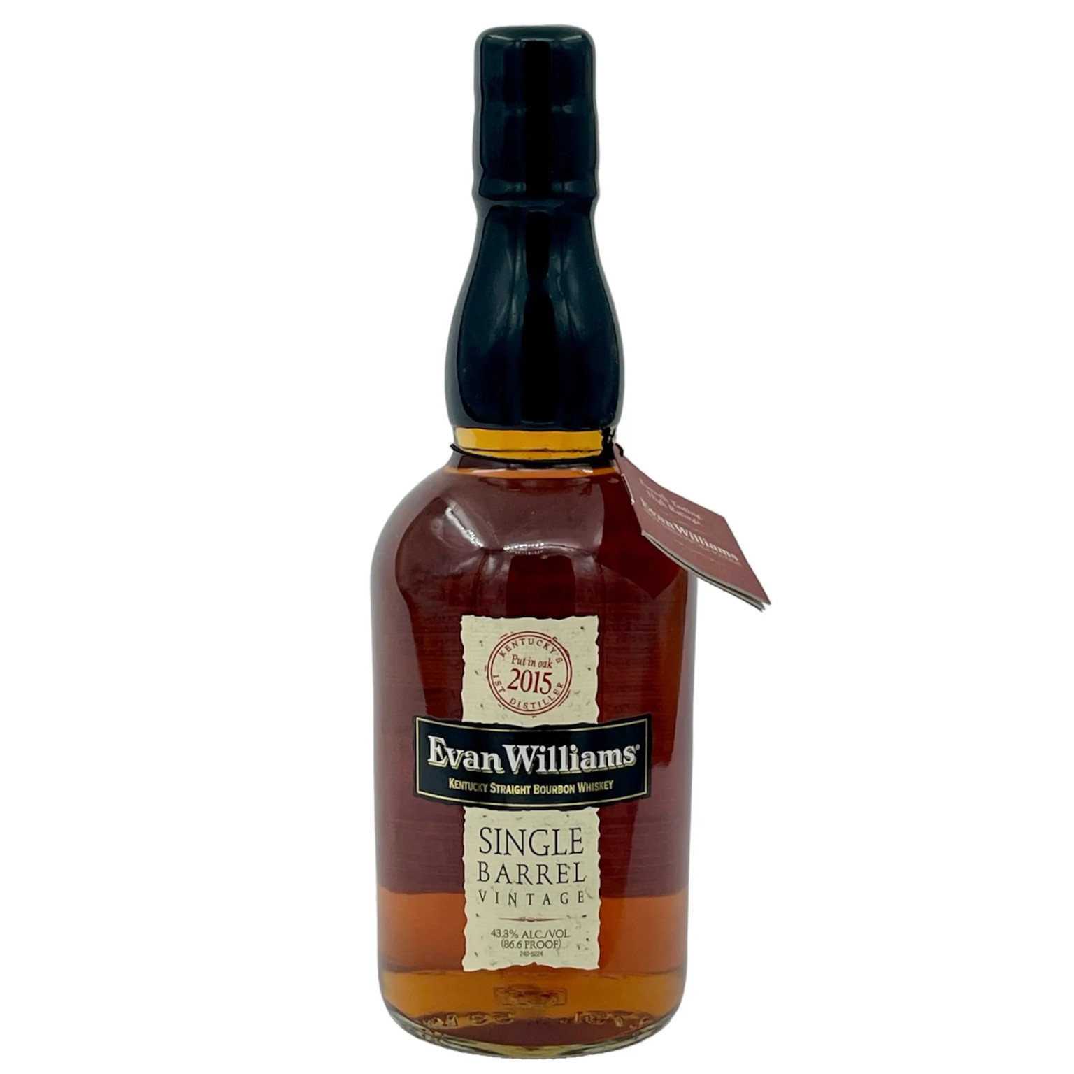 Evan Williams Vintage 2015 Single Barrel Bourbon Whiskey 0.7L (43.3% Vol.)