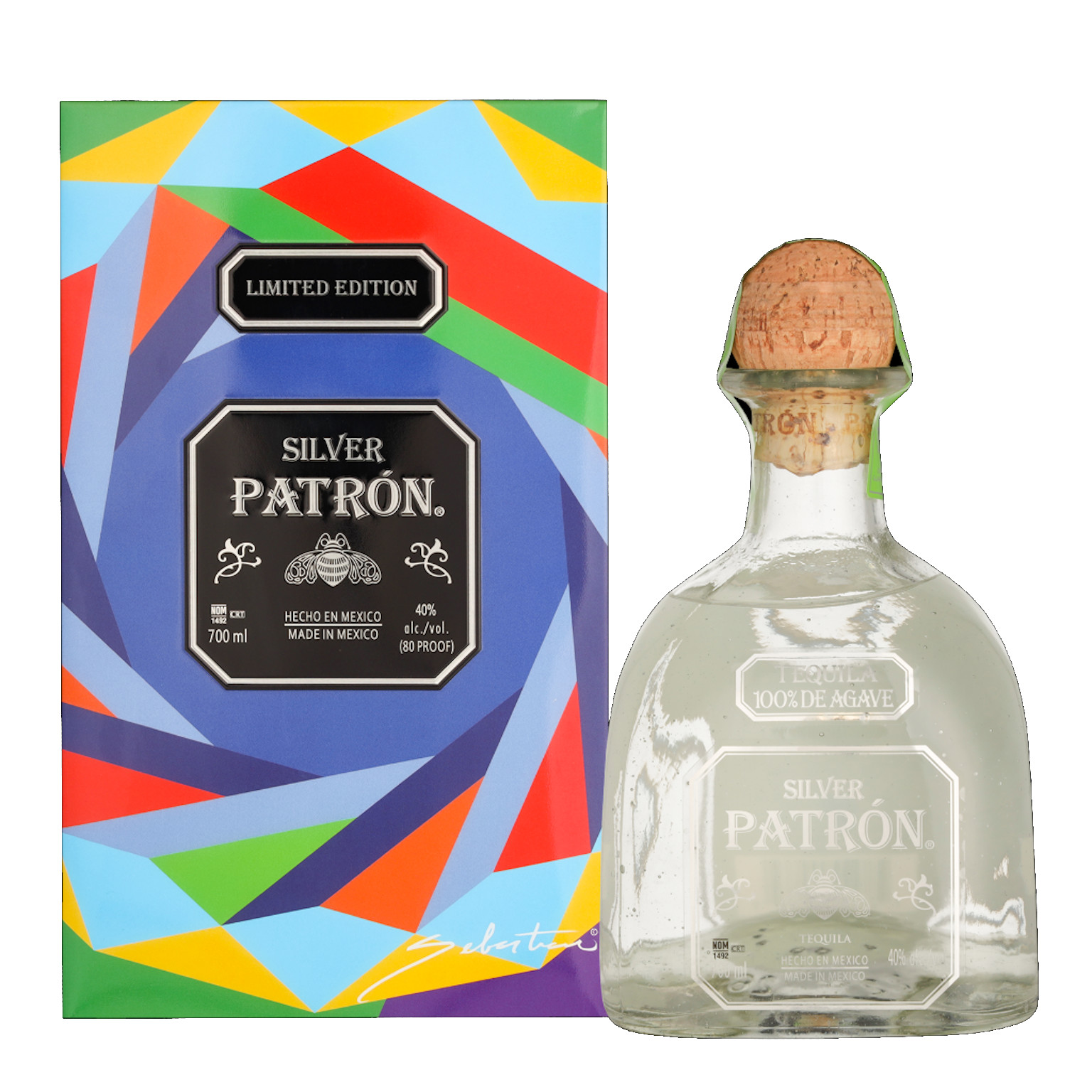 Patrón Silver Limited Edition Metal Tin + GP 0,7L (40% Vol.)