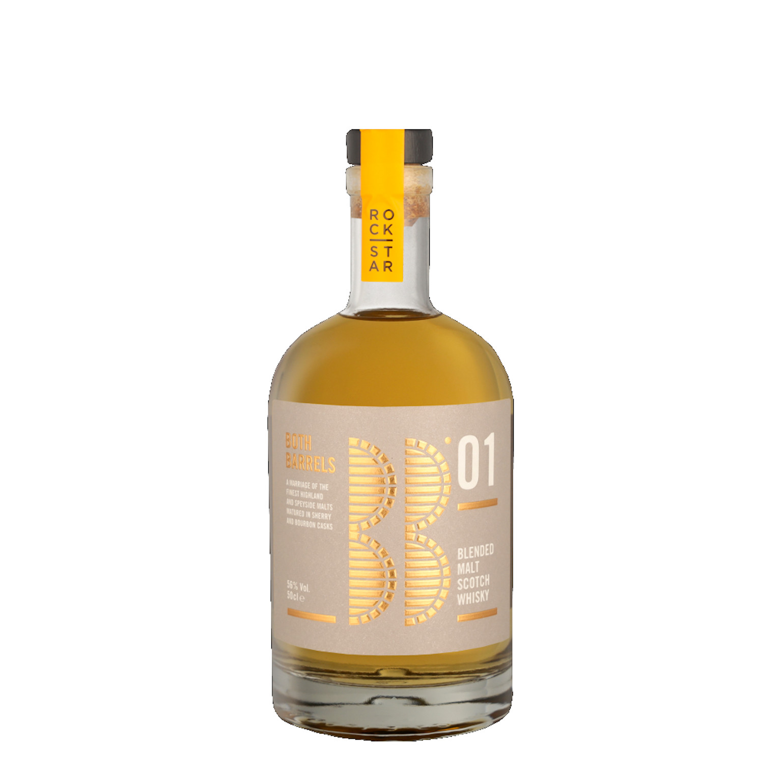 Rockstar Both Barrels Cask Strength Malt Whisky 0.5L (56% Vol.)