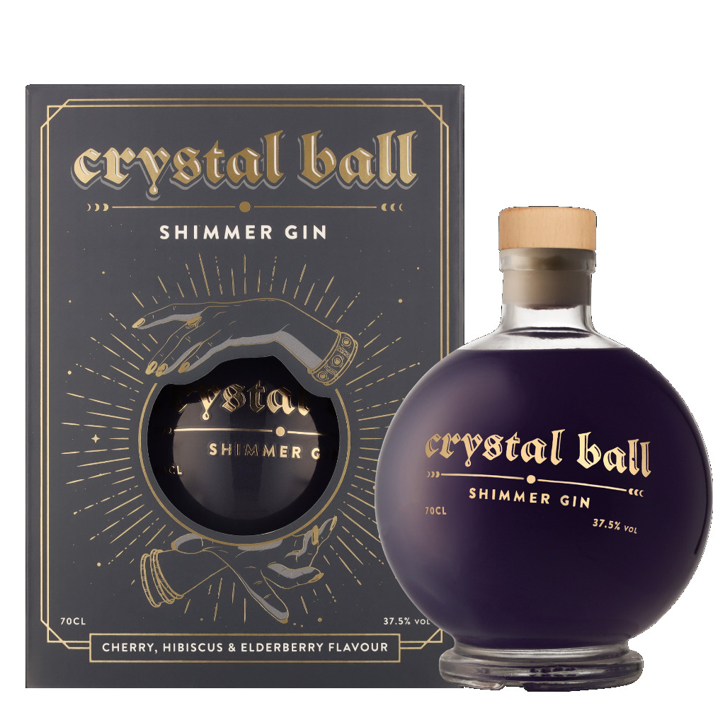 Crystal Ball Gin Light Up + GB 0.7L (37.5% Vol.)