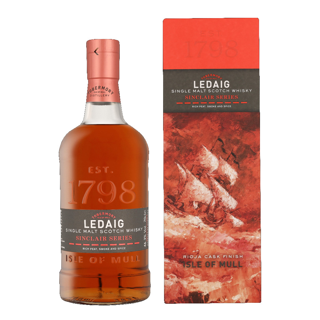 Ledaig Sinclair Series Rioja Cask + GB 0.7L (46.3% Vol.)