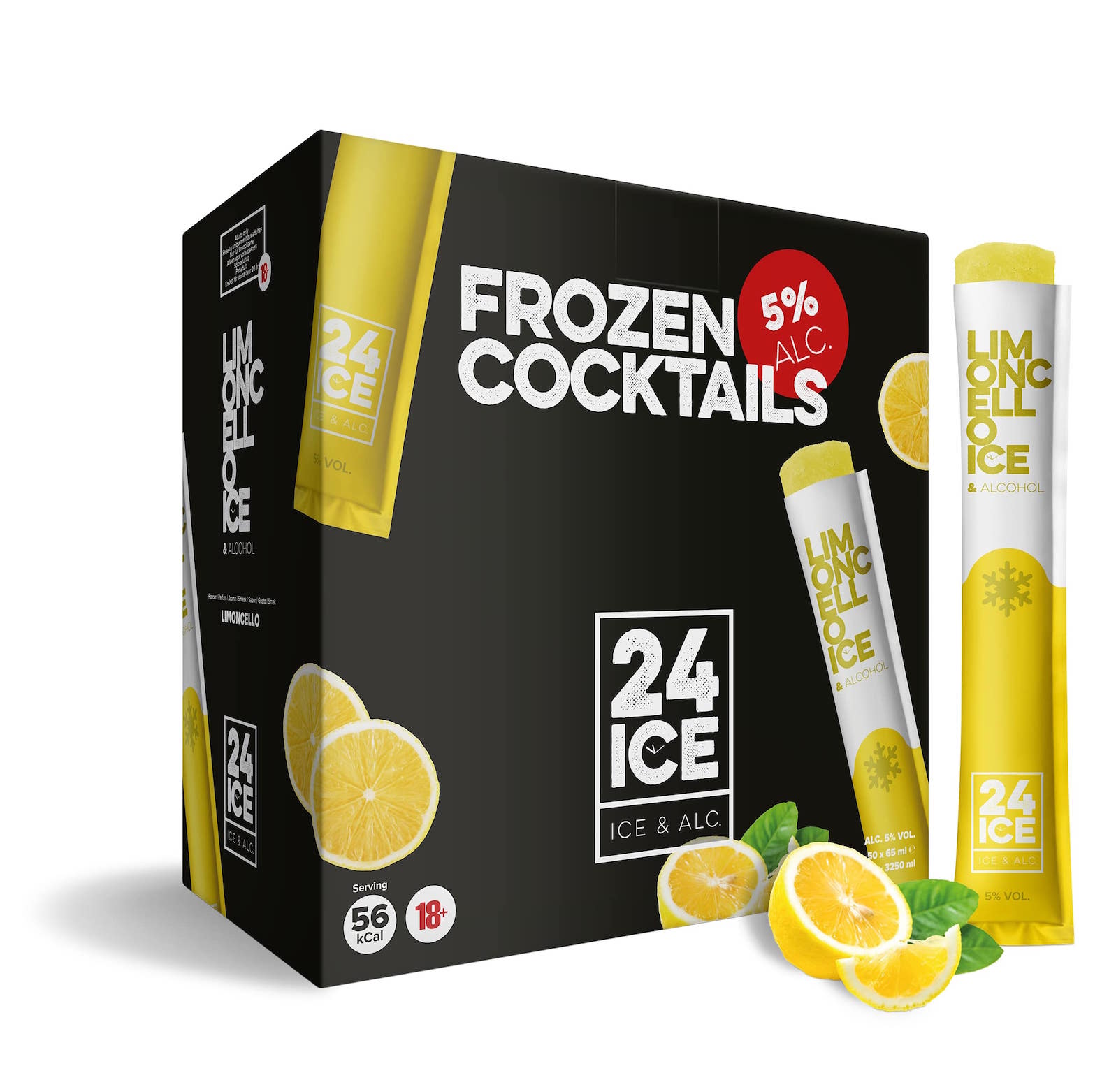 24 Ice Limoncello 50x 0,065L (5% Vol.)