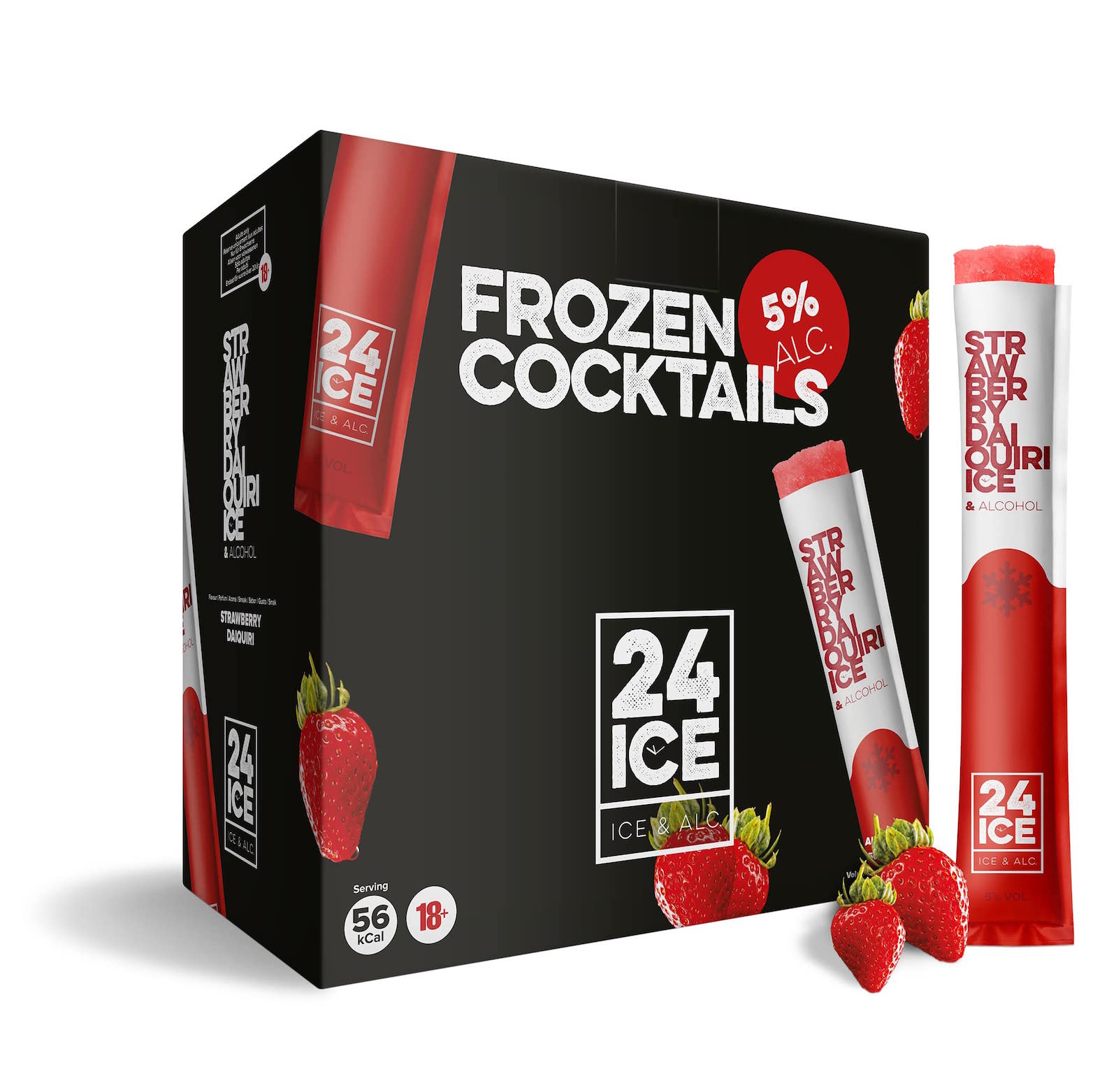 24 Ice Strawberry Daiquiri 50x 0,065L (5% Vol.)