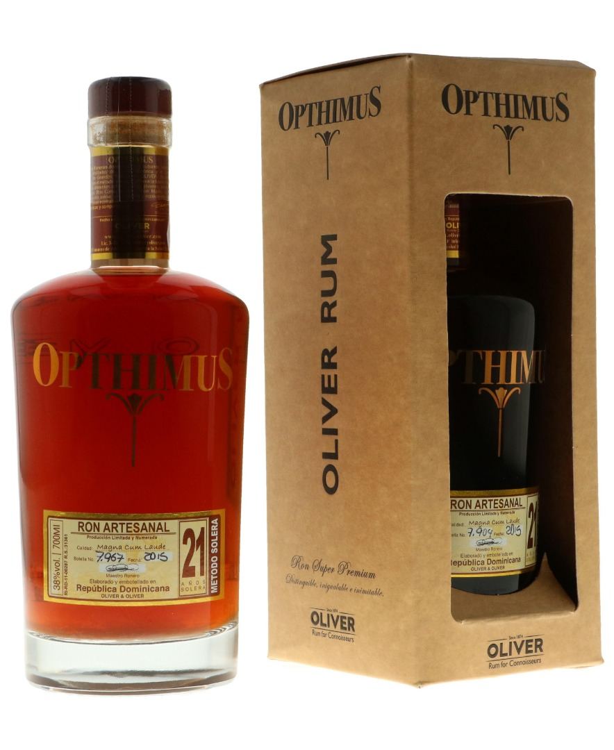 Opthimus 21 YO Rum in Gift Box 0.70L (38% Vol.)
