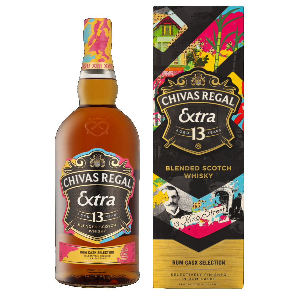 Chivas Regal 13 YO Rum Cask + GB 1.0L (40% Vol.)