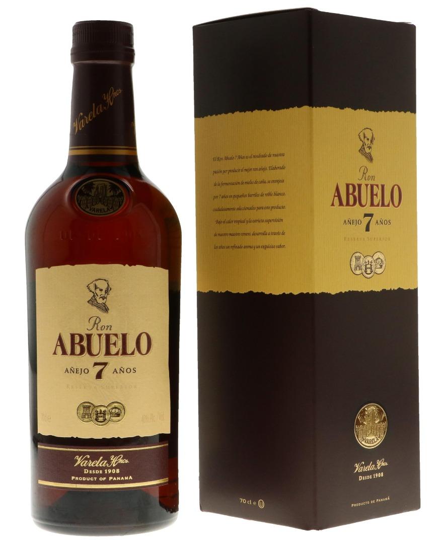 Abuelo 7 YO Rum in Gift Box 0.70L (40% Vol.)