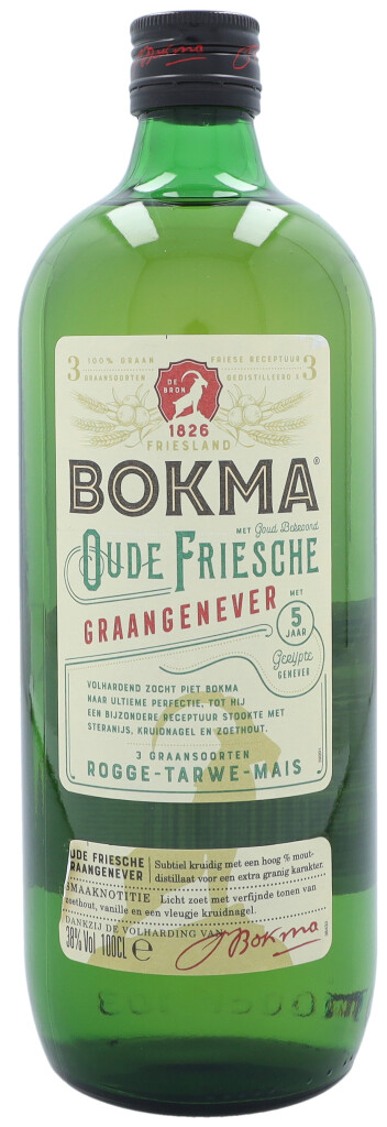 Bokma Oude Jenever - Rond 1.0L (38% Vol.)