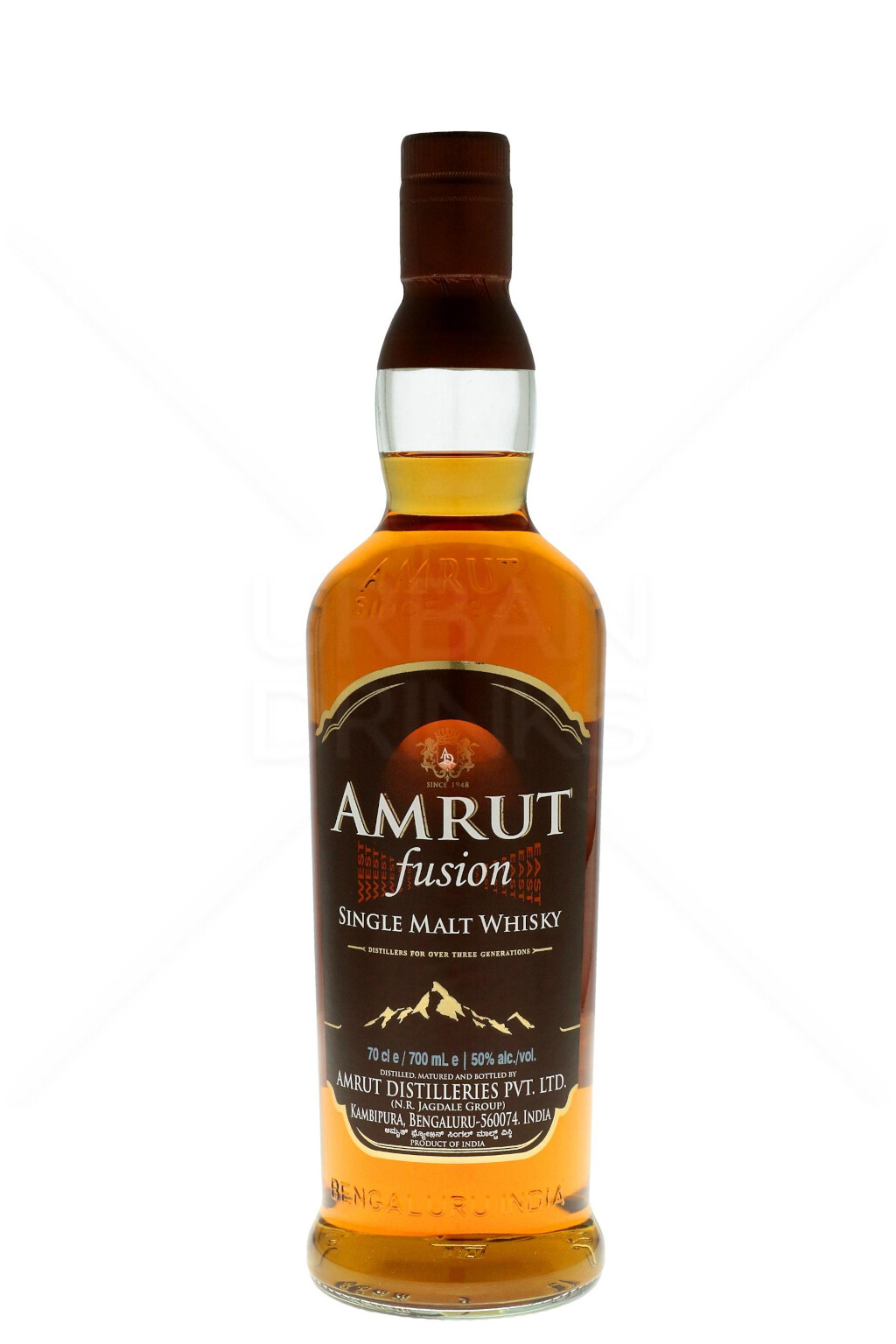 Amrut Fusion Indian Whisky 0,7L (50% Vol.)
