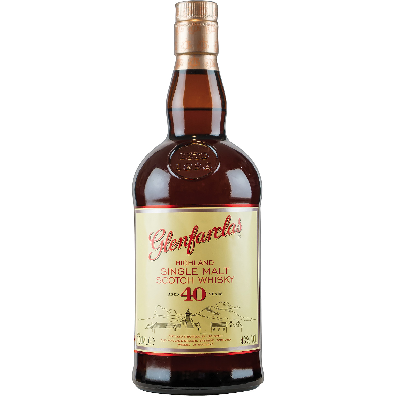 Glenfarclas 40 Jahre 0.7L (43% Vol.)