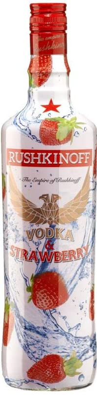 Rushkinoff Vodka Strawberry 1L (18% Vol.)