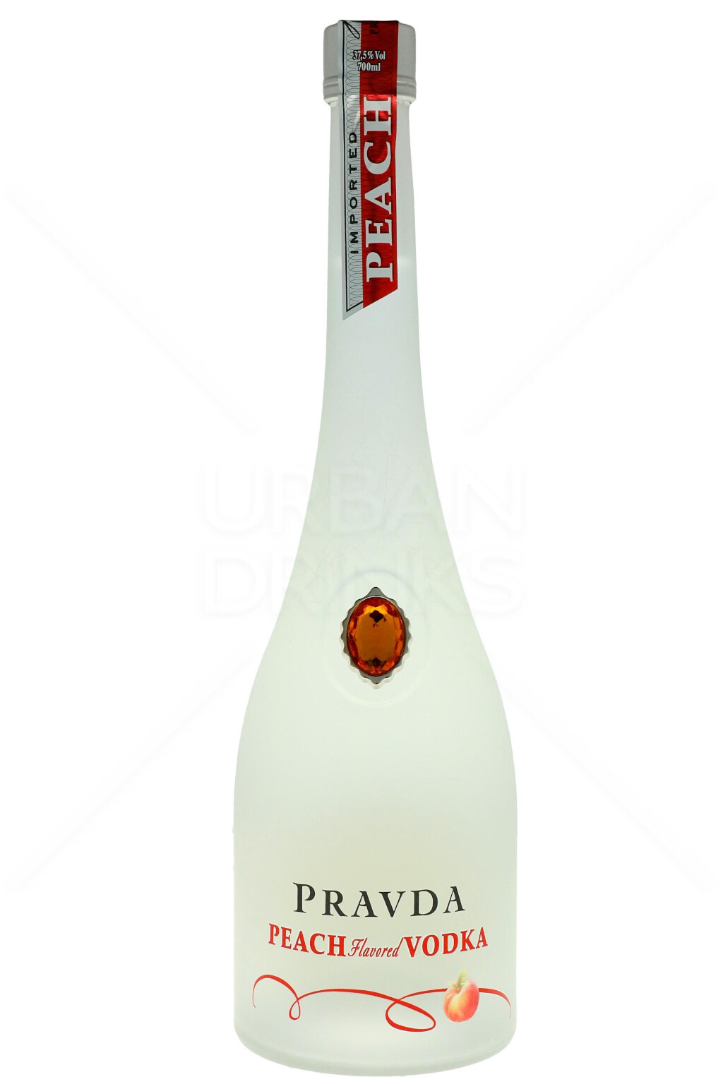 Pravda Peach Vodka 0,7L (37,5% Vol.)