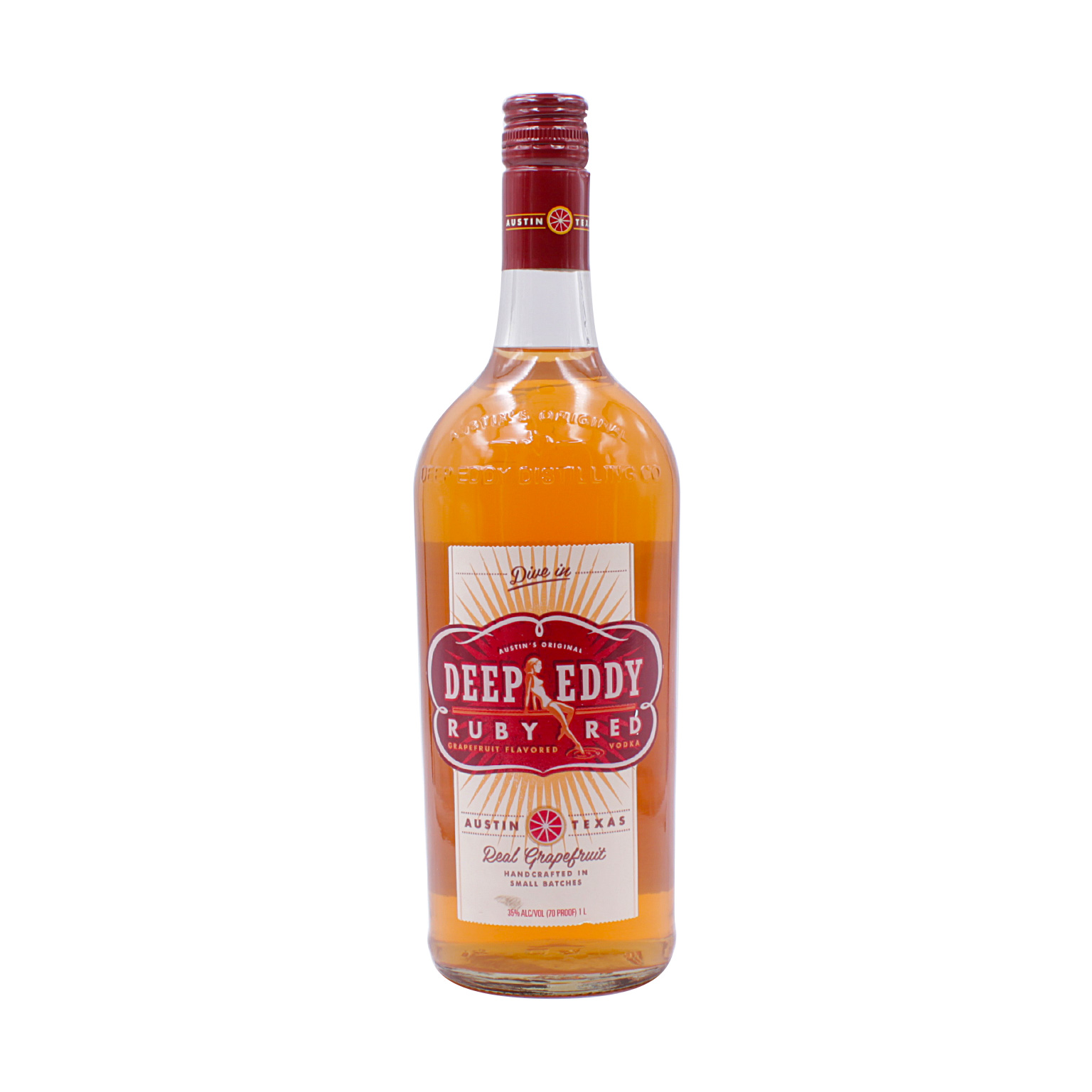 Deep Eddy Ruby Red Grapefruit 1.0L (35% Vol.)