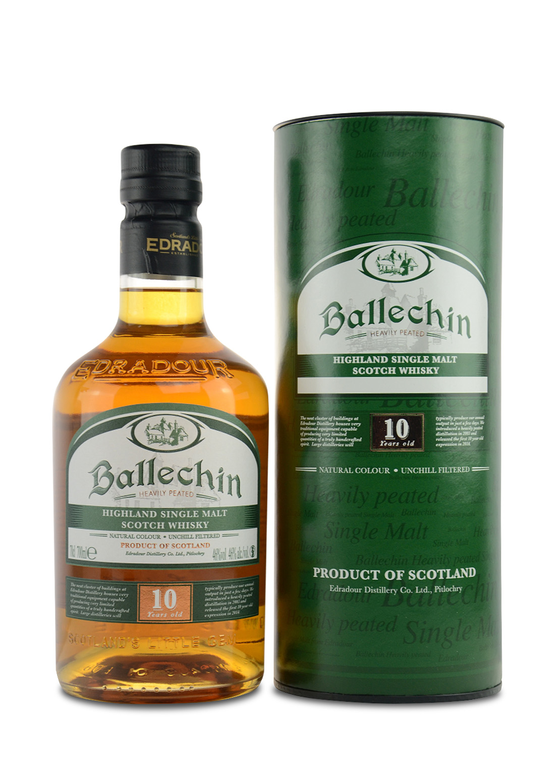 Edradour Ballechin 10 YO 0.7L (46% Vol.)