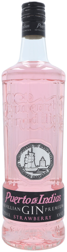 Puerto De Indias Gin Strawberry 1.0L (37.5% Vol.)