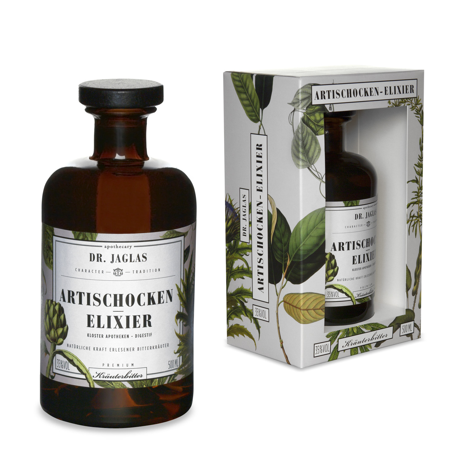 Dr. Jaglas Artichoke Elixir 0.5L (35% Vol.)