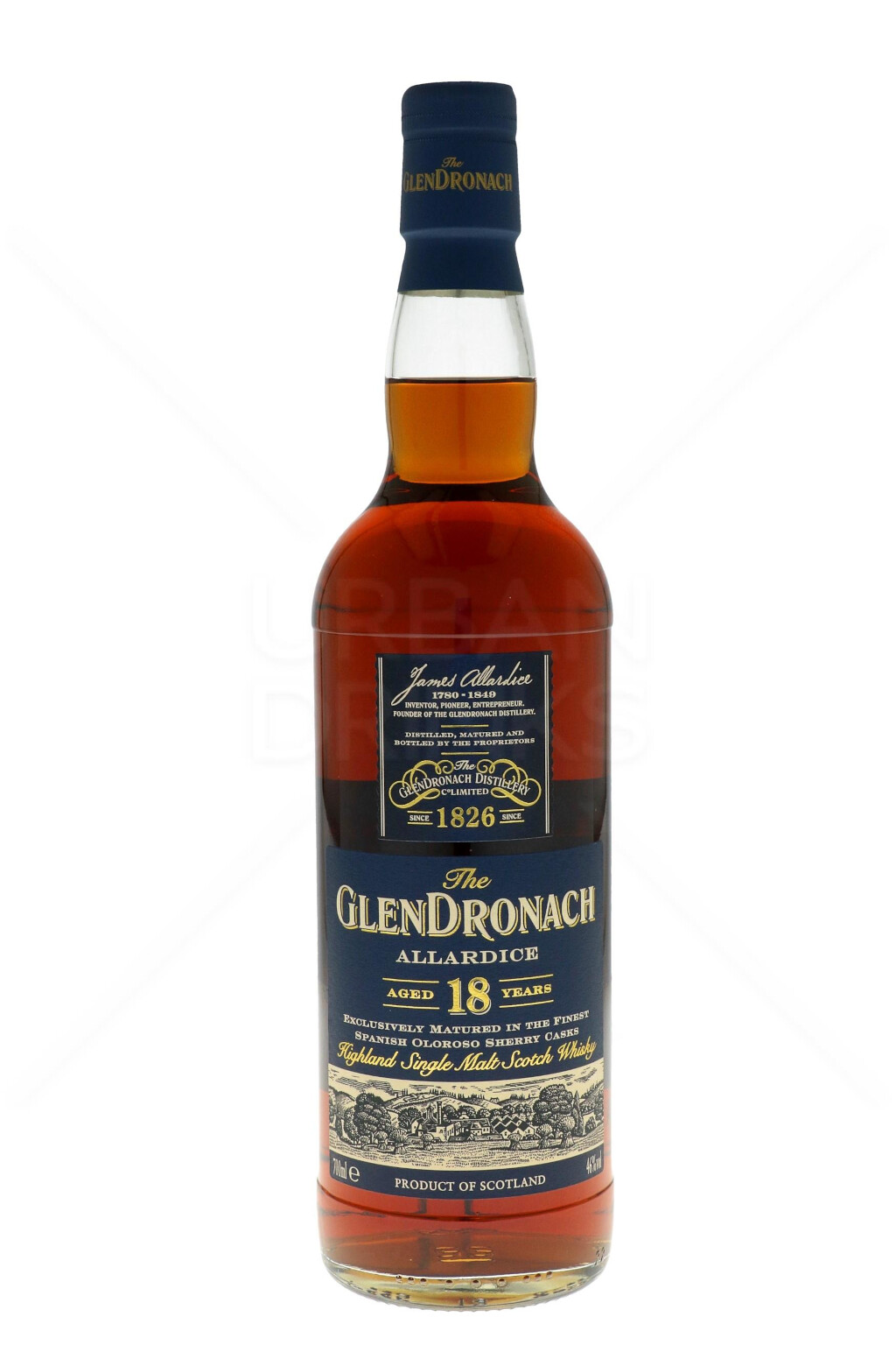 The Glendronach 18 Years Allardice Scotch Malt Whisky 0,7L (46% Vol.)