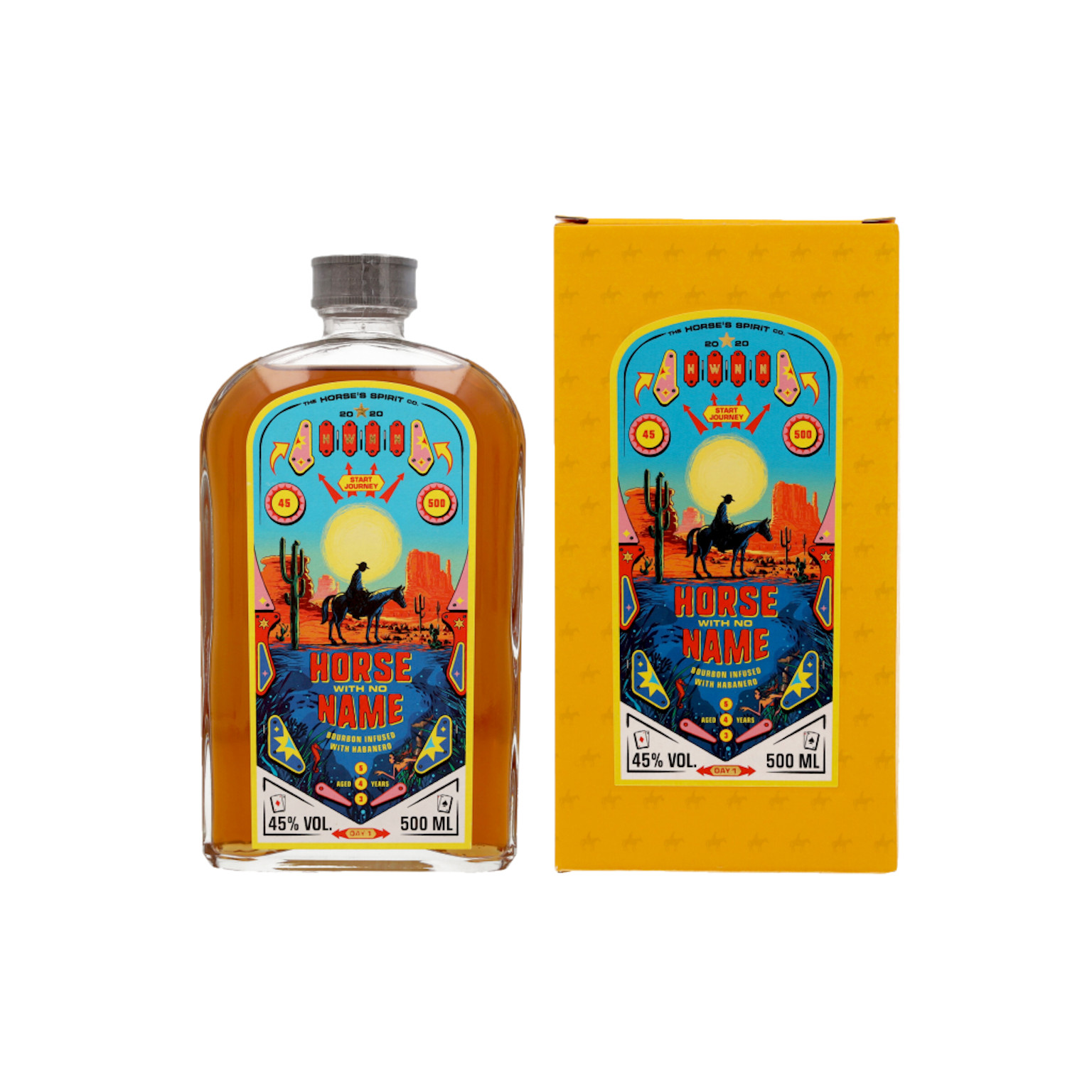 Horse With No Name Bourbon Infused With Habanero + GP 0.5L (45% Vol.)