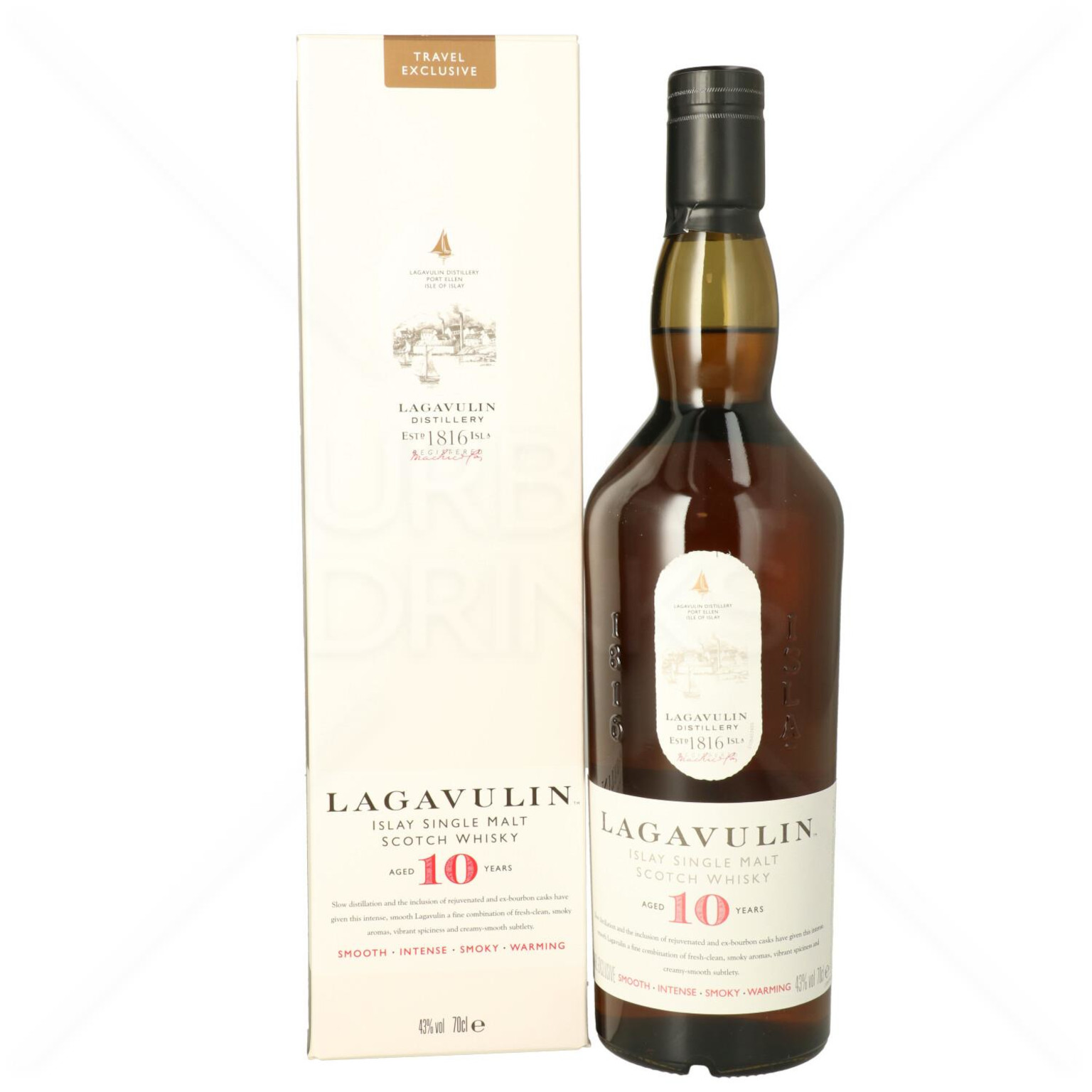 Lagavulin 10 YO Scotch Malt Whisky 0,7L (43% Vol.)