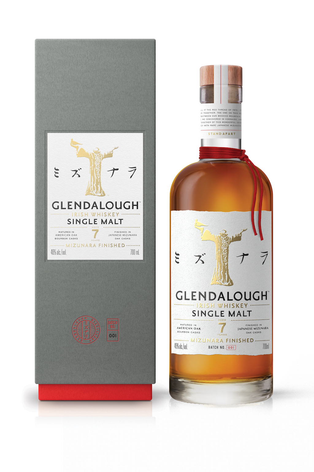 Glendalough 7YO Single Malt Mizunara Cask Finish Whisky 0,7L (46% Vol.)